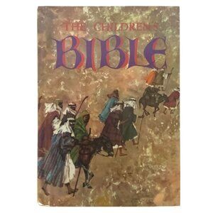 The Childrens Bible Golden Press Illustrated Ed 18th Printing Hardcover 1965
